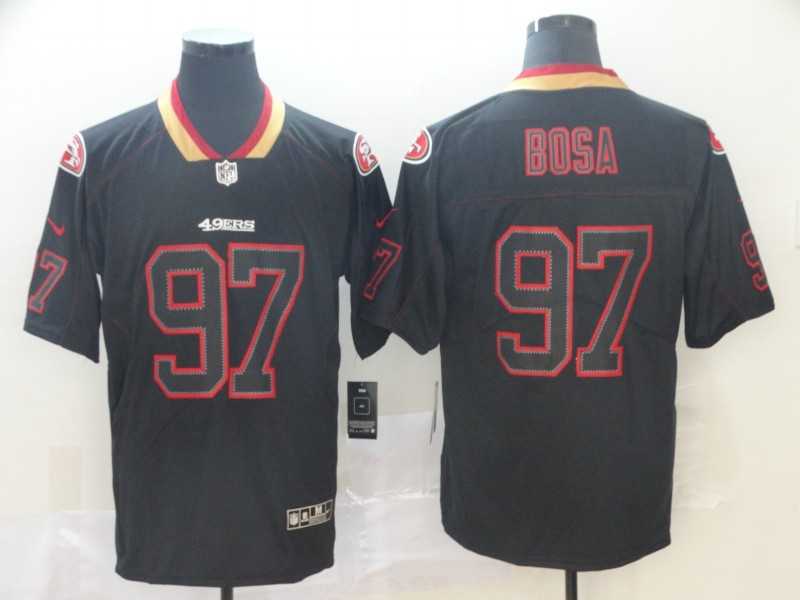Nike 49ers 97 Nick Bosa Black Shadow Legend Limited Jersey,We sell and wholesale Nike 49ers 97 Nick Bosa Black Shadow Legend Limited Jersey on line form chian!
